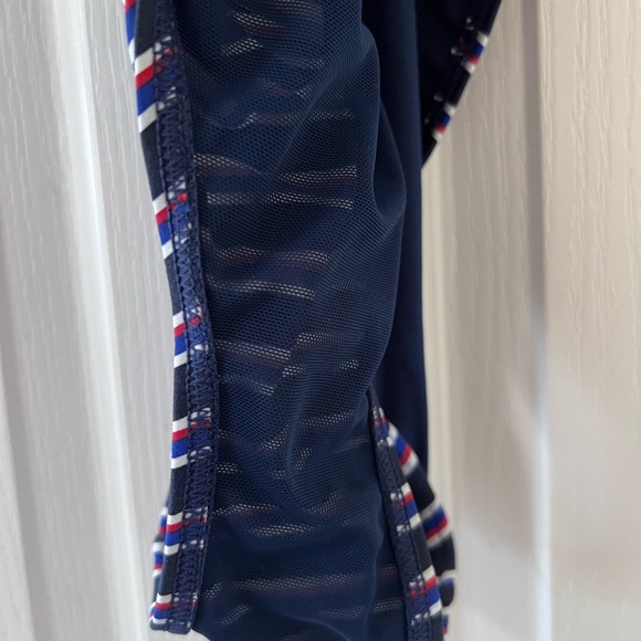 Niptuck Swim navy blue & red one piece with adjustable straps & padding. Size 6 - Picture 16 of 16